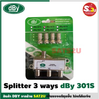 Leotech Splitter 3 ways dBy 301S 5-860 Mhz.