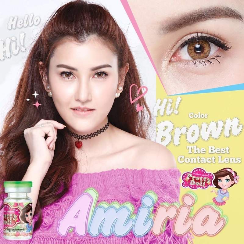 amiria-brown-1-2-pretty-doll-ฝาเขียว-คอนแทคเลนส์สีน้ำตาล-สีน้ำตาล-น้ำตาล-มินิ-ตาฝรั่ง-สายฝอ-สายตา-ค่าสายตา-สายตาสั้น