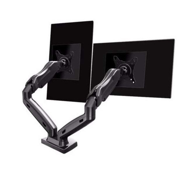 ขาตั้งจอ-แบบ-dual-arm-north-bayou-nb-f160-gas-strut-desktop-dual-lcd-led-monitor-stand-lcd-stand-ขาแขวนจอ-lcd-led