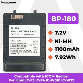 ภาพหน้าปกสินค้า【D-132】แบตเตอรี่ Bp-173 BP-180 สําหรับวิทยุ Icom IC-F3 IC-F4 IC-W31E IC-W32 IC-W32A IC-W32E IC-Z1 IC-Z1A IC-Z1E ที่เกี่ยวข้อง