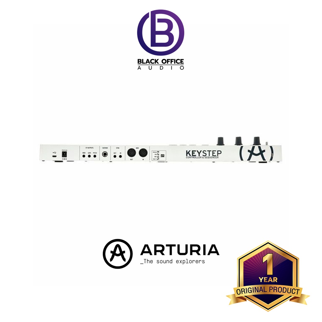 arturia-keystep-มิดี้-คีย์บอร์ด-ทำเพลง-ทำบีท-midi-keyboard-midi-controller-blackofficeaudio