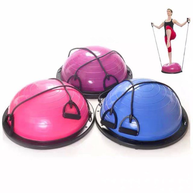 bosu-ball-โยคะฟิตเนส-บอลออกกำลังกาย-ลูกบอลครึ่งวงกลมออกกำลังกาย-มีพร้อมส่ง