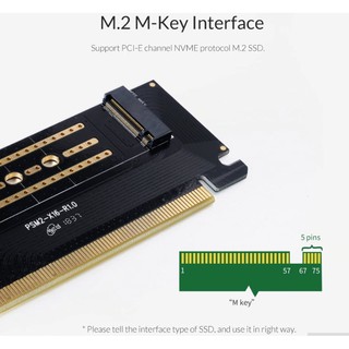 ภาพขนาดย่อของภาพหน้าปกสินค้าORICO (PSM2-X16) PCI-E Expansion Post Card M.2 NVME to PCI-E 3.0 X16 Expansioncard M.2 M-key จากร้าน toara บน Shopee ภาพที่ 2