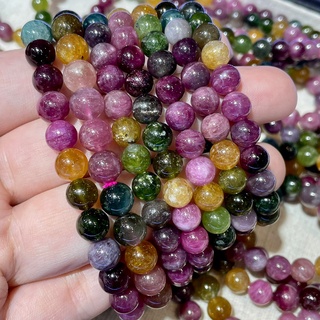 กำไลข้อมือ ทัวมารีน Tourmaline รวมสี (เกรดพรีเมี่ยม)