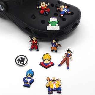 สินค้า CROCS อุปกรณ์เสริมรองเท้าแตะ Pvc ลายการ์ตูน Dragon Ball 1 ชิ้นสําหรับตกแต่งรองเท้า Jibbitz
