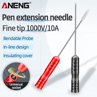 Aneng PT2003 เข็มเจาะมัลติมิเตอร์ 1000V 10A สีแดง ดํา 2 ชิ้น