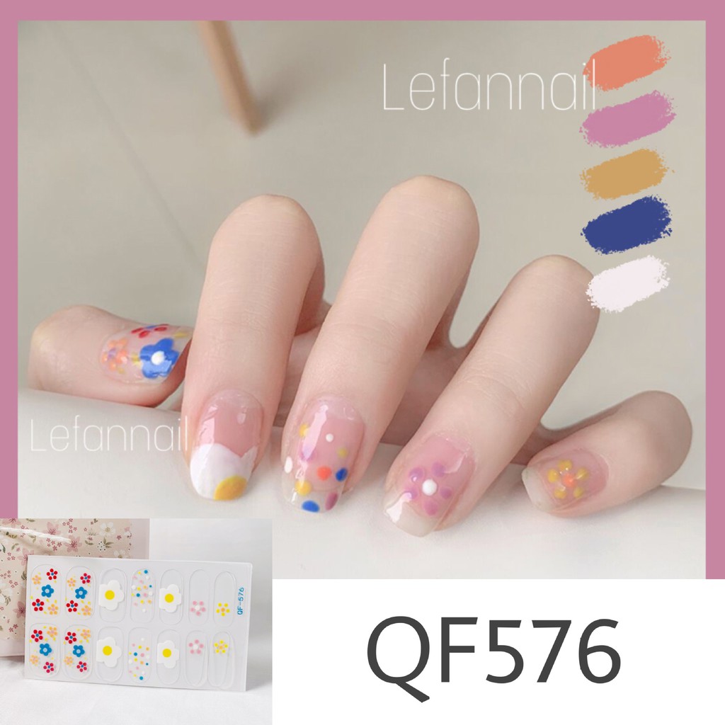 สติ๊กเกอร์ติดเล็บแบบใหม่-nail-sticker-ลายหวานน่ารักมาก-ขายส่งราคาถูก