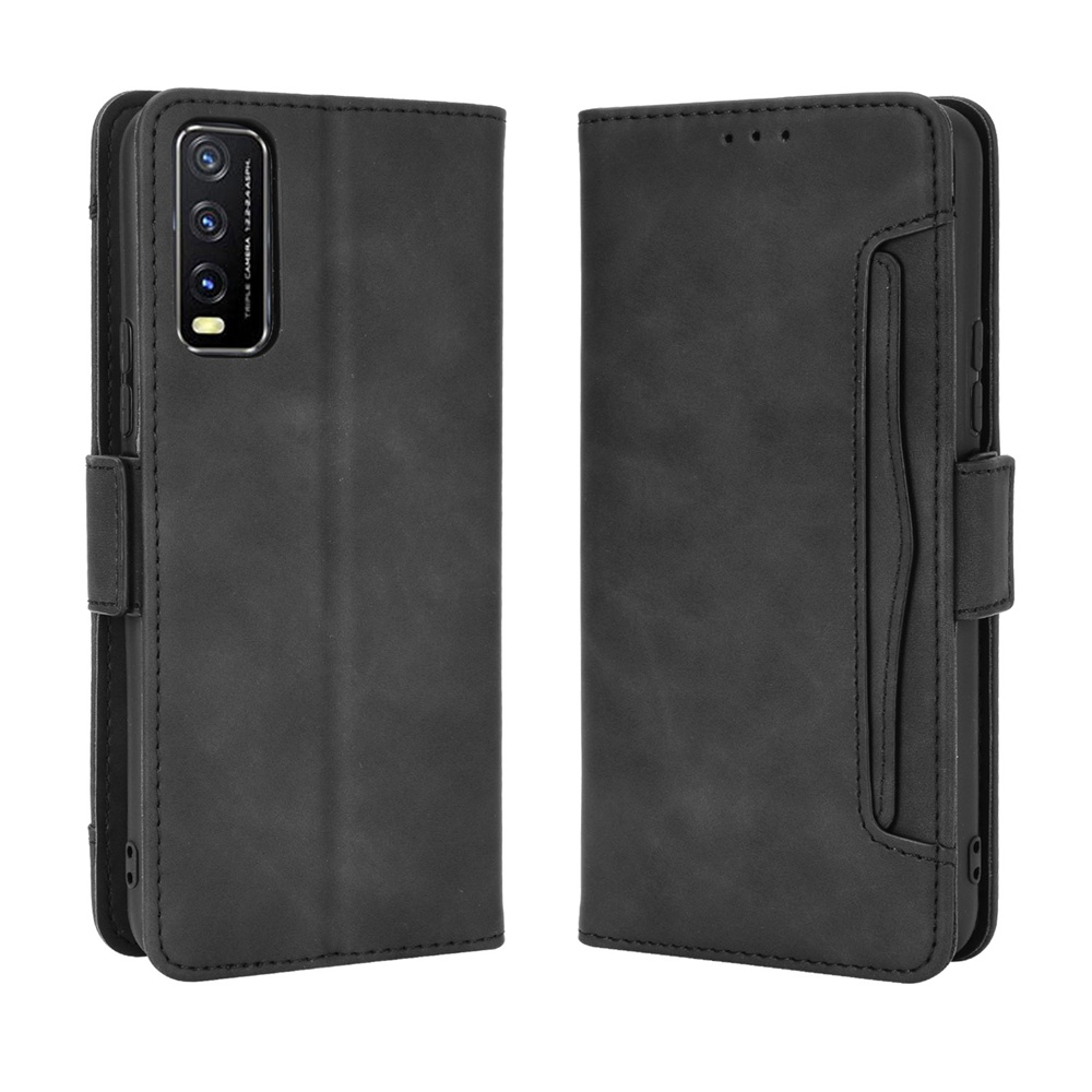 เคสหนัง-pu-ฝาพับแม่เหล็ก-พร้อมช่องใส่บัตรหลายช่อง-สําหรับ-vivo-y20s-y11s-y12s