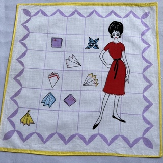 Vintage Handkerchief ผ้าเช็ดหน้าวินเทจ