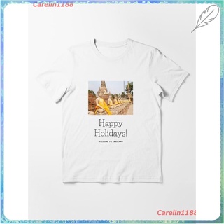 2022 Welcome To Thailand Essential T-Shirt เสื้อยืด ดพิมพ์ลาย ดผ้าเด้ง คอกลม cotton แฟชั่น sale Unisex