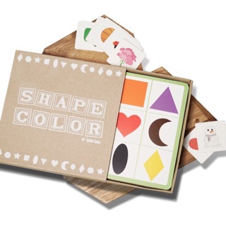 🔺SHAPE&amp;COLOR BOARDGAME 🔺 เรียนรู้เรื่องสี รูปทรง