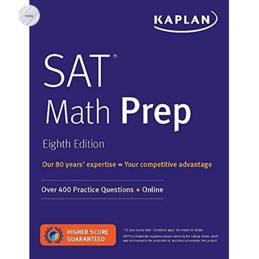 SAT Math Prep : Over 400 Practice Questions + Online | Shopee Thailand