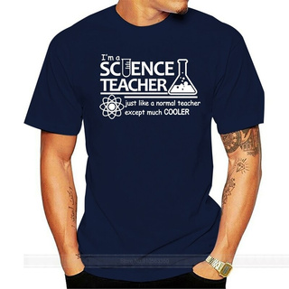 เสื้อยืดชาย - ครูวิทยาศาสตร์สอนชีววิทยาเคมีฟิสิกส์เสื้อยืดผู้ชายคอมพิวเตอร์ตลกเสื้อยืดการ์ตูนล่าสุด