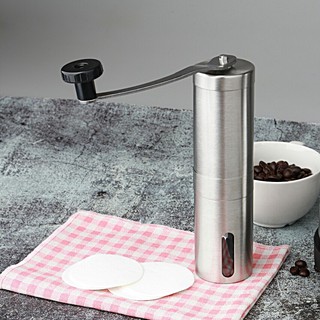 ที่บดกาแฟสแตนเลส แบบพกพา (304 Stainless Steel Coffee Bean Grinder Household Small Coffee Machine Washable)