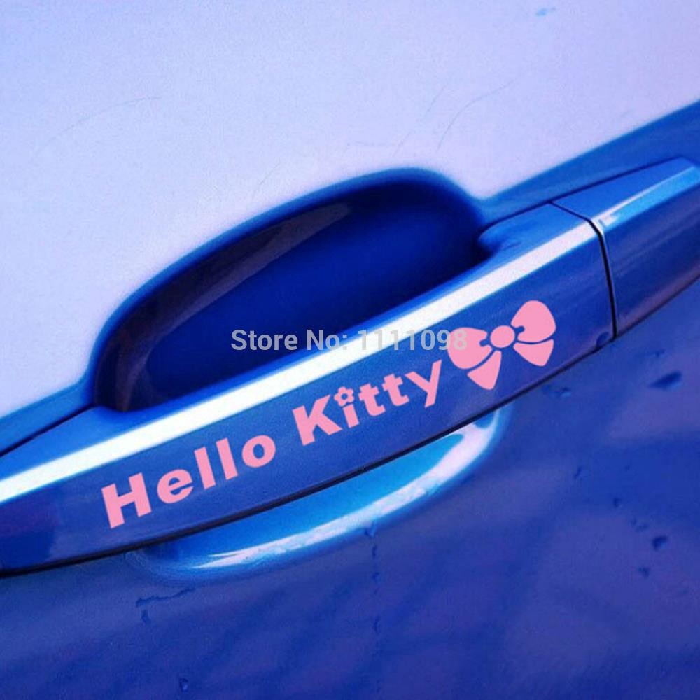 สติ๊กเกอร์ลาย-hello-kitty-car-stickers