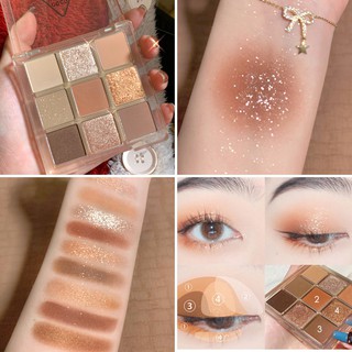 ภาพขนาดย่อของภาพหน้าปกสินค้าDIKALU COCO VENUS (DKL181) พาเลทอายแชโดว์ 9 สี เนื้อดินน้ำมัน เนื้อใยไหม แมท ประกายชิมเมอร์ สีสวยมาก Eye shadow 9 colors จากร้าน victorcharmbeauty บน Shopee ภาพที่ 3