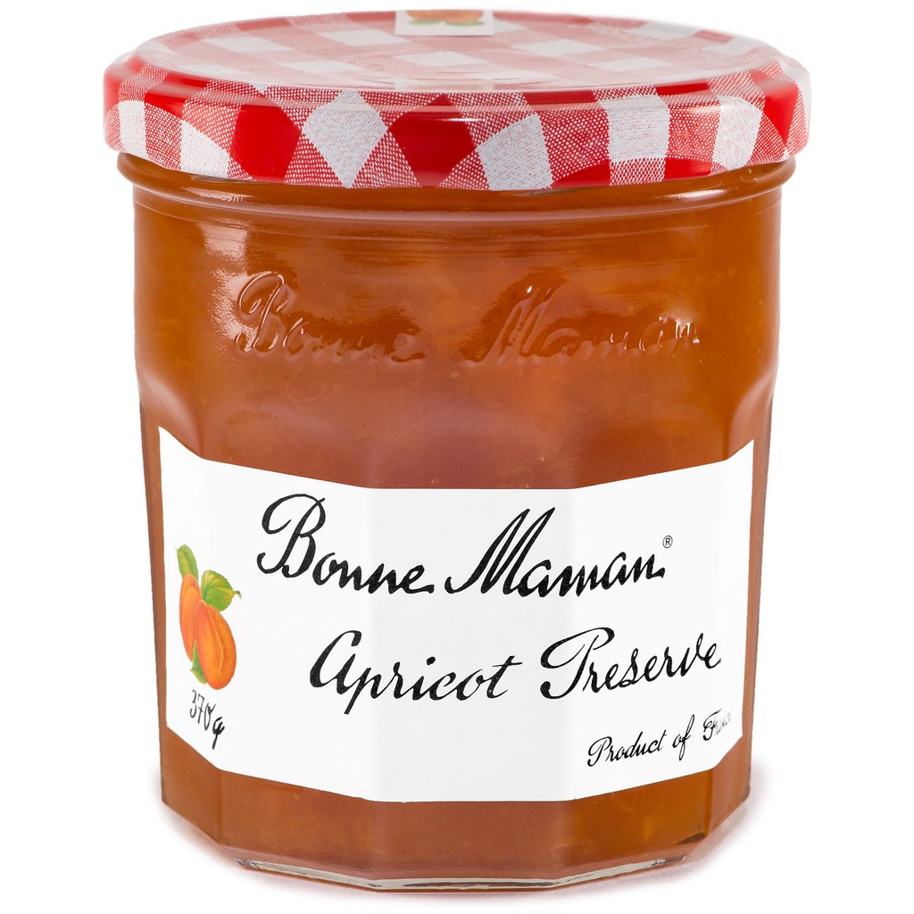 bonne-maman-apricot-370-g-แยมบอนน์มาม็องรสแอปริคอต-ขนาด-370-กรัม