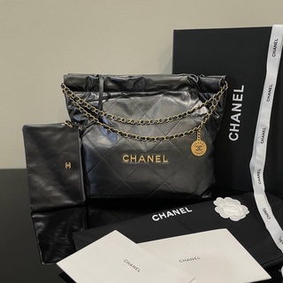 Chanel22 สี metallic grey Grade vip Size 39 cm อุปกรณ์ full box set