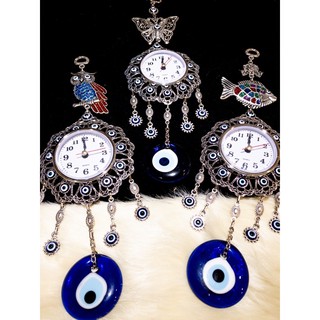 Evil eye นาฬิกาแขวน ดวงตาปีศาจสินค้านำเข้าประเทศจากตุรกีพา้อมส่ง