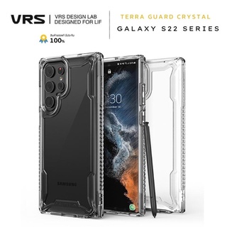 [แท้พร้อมส่ง] VRS รุ่น Terra Guard Crystal ใสกันกระแทก เคสสำหรับ Samsung Galaxy S22 Ultra และ S22