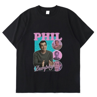 เสื้อยืดพิมพ์ลายแฟชั่น เสื้อยืดแขนสั้น ผ้าฝ้าย ทรงหลวม พิมพ์ลาย Phil Dunphy TV Show 2022 สไตล์อเมริกัน ฮาราจูกุ แฟชั่นฤด