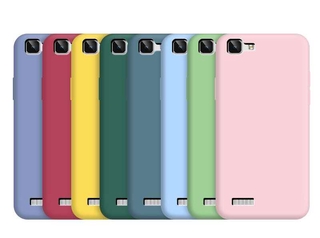 เคสโทรศัพท์มือถือซิลิโคน สีพื้น กันกระแทก สําหรับ Vivo Y35