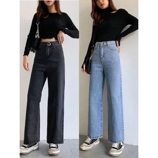 ภาพหน้าปกสินค้ากางเกงยีนส์เอวสูงผู้หญิง กางเกงยีนส์ขายาว สไตล์เกาหลี แนววินเทจ  กางเกงยีนส์ขายาวเก็บทรงสวย#6336 ที่เกี่ยวข้อง
