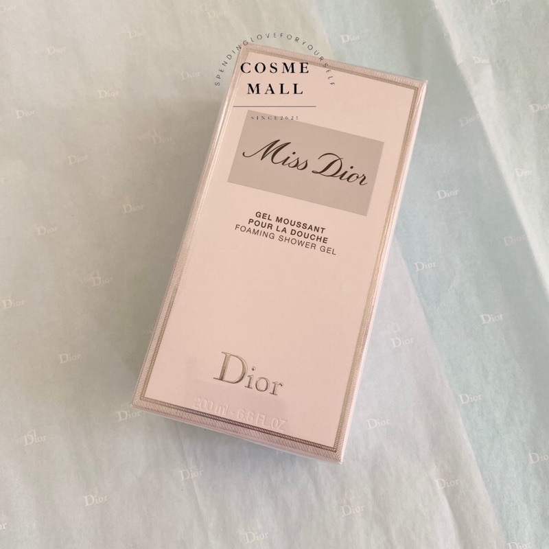 เจลอาบน้ำ-miss-dior-ป้ายไทย-กล่องซีล-ฟรี-ห่อของขวัญ-miss-dior-foaming-shower-gel