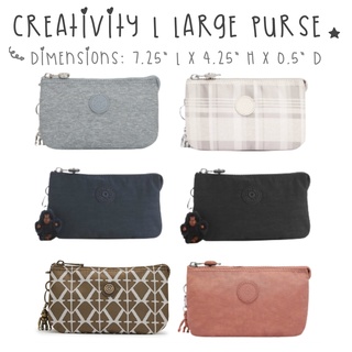 ภาพหน้าปกสินค้า[3] [Update! 17/1/22] kipling creativity L Large purse ที่เกี่ยวข้อง