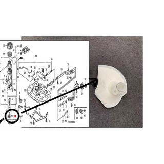 ไส้กรองปั๊มเชื้อเพลิง สําหรับ HONDA CITY GD6 GD8 2003-2008 HONDA JAZZ 1.3L 1.5L GD1 GD3 2003 2004 2005 2006 2007 2008 ชิ้นส่วนเลขที่: 17516-SAA-000