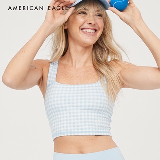 Aerie Gingham Bandeau Crop เสื้อ ผู้หญิง ครอป (AAP 150-1143-518)