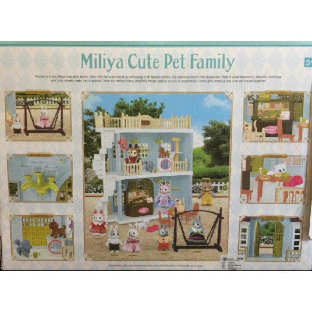 ของเล่น-miliya-pet-coffee-shop-ชุดร้านคาเฟ่-2-ชั้น-มีกระต่าย-1-และสัตว์เลี้ยงแสนซน-พร้อมอุปกรณ์เสริมมากมาย-งานสวย