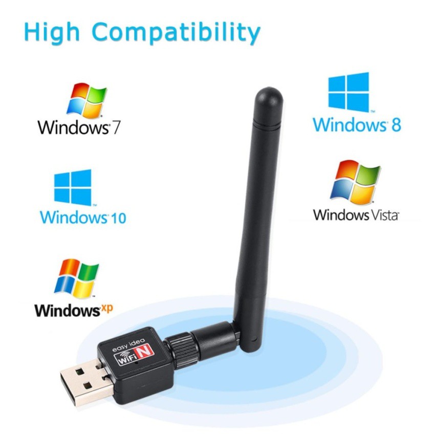 ภาพหน้าปกสินค้าMAY7 เสาอากาศ Wifi USB 2.0 Wireless 802.11N 600Mbps เสารับสัญญาณ จากร้าน xe.accessories บน Shopee
