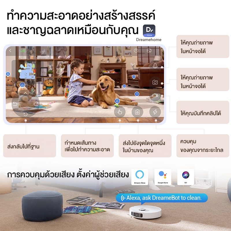 รูปภาพเพิ่มเติมเกี่ยวกับ Dreame Bot L10s Ultra SE Robot Vacuum and Mop Cleaner 8-in-1 หุ่นยนต์ดูดฝุ่น ถูพื้น ซักผ้าถู อบผ้าแห้ง การเติมและระบายน้ำอัตโนมัติ พร้อมกับแท่นชาร์จอัจฉริยะ All-In-One