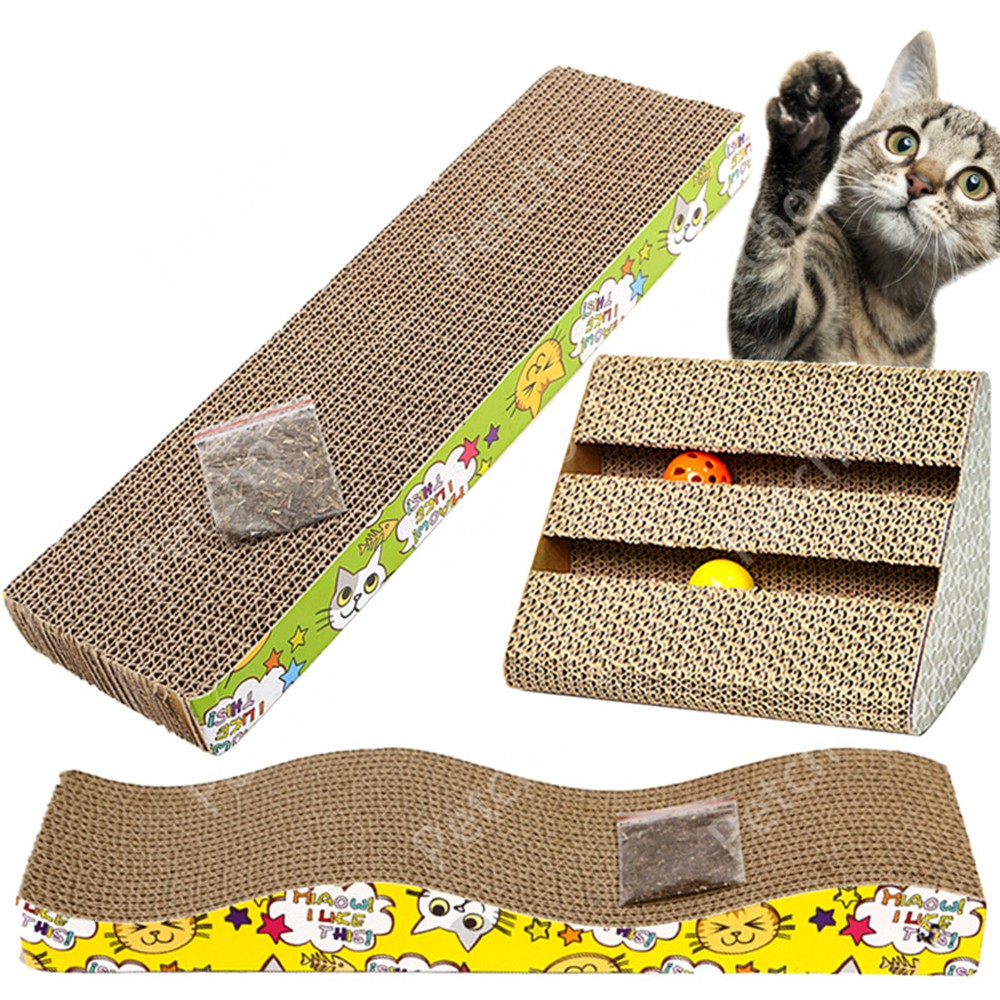 ภาพสินค้าPetcho สุ่มทรง ที่ข่วนเล็บแมว ลับเล็บแมว ทรงโซฟา ของเล่นแมว กระดาษลับเล็บ จากร้าน petcho01 บน Shopee ภาพที่ 3