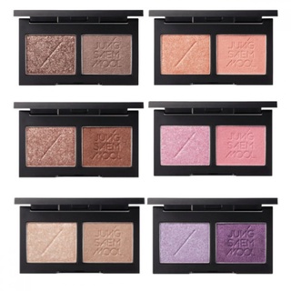 ลด 40% ราคาเว่อร์มากกก กลิตเตอร์ตาแตก ตาบอดได้เลยเตง  JUNG SAEM MOOL Refining Eyeshadow Double Palette​ อายแชโดว์ 7.5g