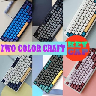Fast Shipping หมวกคีย์ PBT Double shot keycap  OEM profile  สังข์นกแก้ว / Marrs Green / Merlin / Rudy / Darling / Olivia