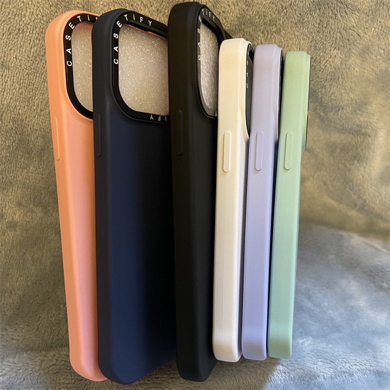 ภาพสินค้าBlack Blue White CASETify Silicone Inspired Sugar Color Design iPhone 13 Pro Max 12 Pro Max 11 Pro Max XS MAX XR X 7 8 Plus Soft Case จากร้าน cheese3c.th บน Shopee ภาพที่ 6