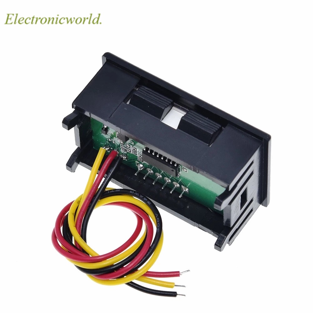 แผงโวลต์มิเตอร์แรงดันไฟฟ้าดิจิทัล-dc-4-5v-30v-3-สาย-0-56-นิ้ว-ขนาดเล็ก-สีแดง-สีเขียว-สําหรับบ้าน