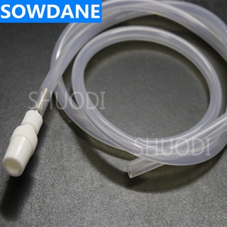 1 Piece 6mm Inner Diameter Autoclavable Tube tubing Hose pipes for Dental Saliva Ejector Suction with Adaptor Teeth Whit
