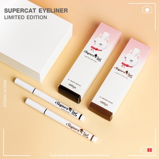 ac อายไลเนอร์แมว กันน้ำ ปรับแพคเกจแท่งขาว Super Cat Eyeliner Limited Edition