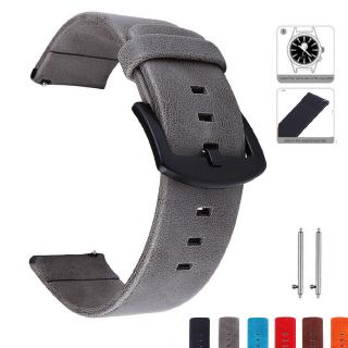 สายนาฬิกาข้อมือหนัง 18 20 22 มม. สําหรับ fosil quick release pins