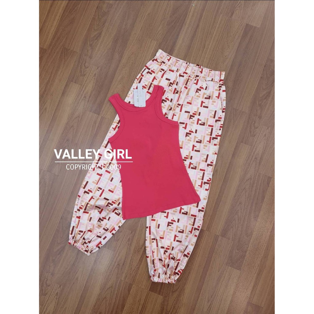 valley-girl-เสื้อ-กางเกงขายาว-เซตนี้คือใส่น่าร้ากมากกกก-สีสันรับsummerสุดๆค่า-เสื้อกล้ามผ้าดีมากก