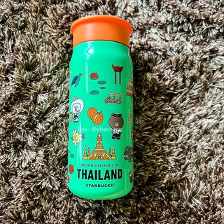 🐻 [พร้อมส่ง] ทัมสแตนเลส สีเขียว Line Friends Thailand collection / Starbucks แท้💯‼️