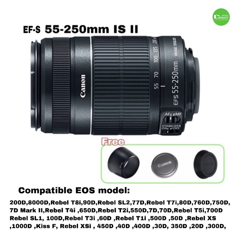 canon-55-250-is-ii-ยอดเลนส์เทเล-มาโคร-มีกันสั่น-คมชัดสูง-lens-adapter-eos-m-สุดคุ้ม-ราคาพิเศษ