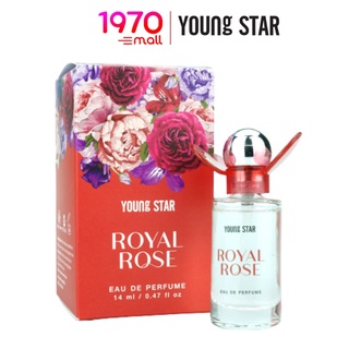 YOUNG STAR ROYAL ROSE EAU DE PERFUME 14 ml. น้ำหอม กลิ่นกุหลาบหอมคลาสสิค อบอุ่นโรแมนติค แฝงเสน่ห์น่าหลงไหล