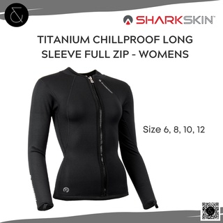 SHARKSKIN TITANIUM CHILLPROOF LONG SLEEVE FULL ZIP - WOMENS (รับประกัน 1 ปี)