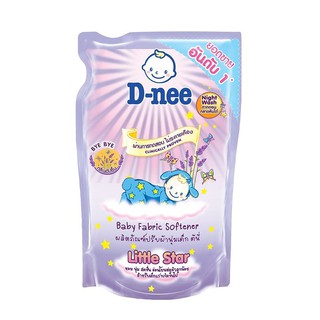 Hygiene products BABY FABRIC SOFTENER REFILL D-NEE 600ML PURPLE Mother and child products Home use ผลิตภัณฑ์เพื่อสุขอนาม