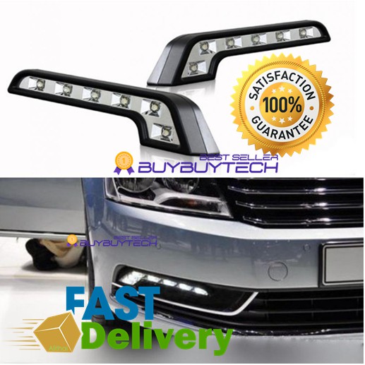 buybuytech-life-led-e-class-ไฟเดย์ไลท์-6ดวง-daytime-running-light-drl-12v-สีขาว-จำนวน-2ชิ้น-ซ้าย-ขวา