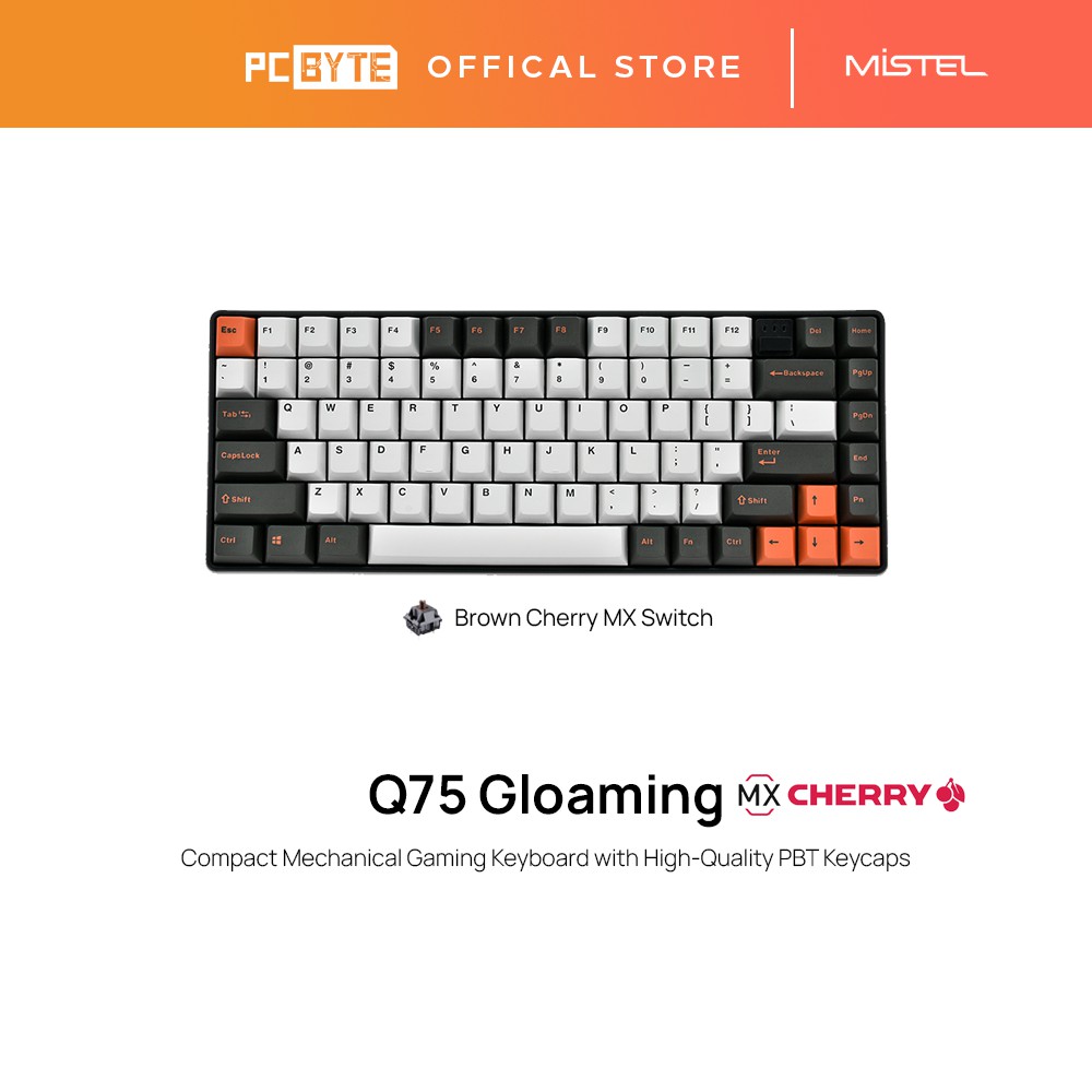 Mistel Q75 Gloaming White - คีย์บอร์ดไร้สาย 83% 2.4Ghz พร้อมสวิตช์ ...
